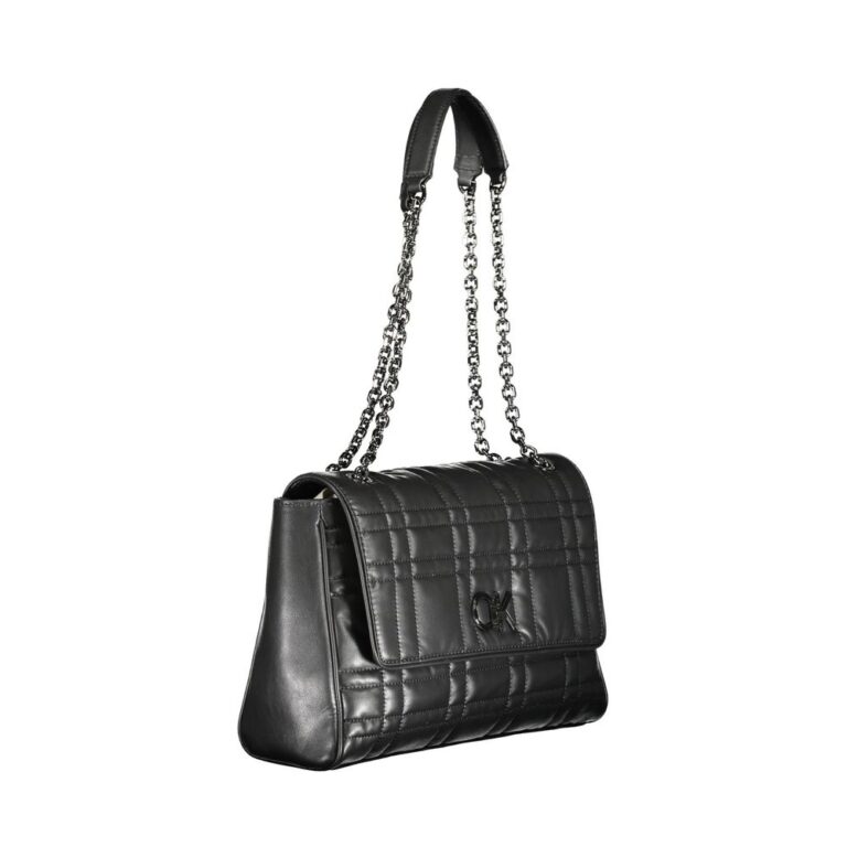 Calvin Klein черна полиестерна дамска чанта - Image 2