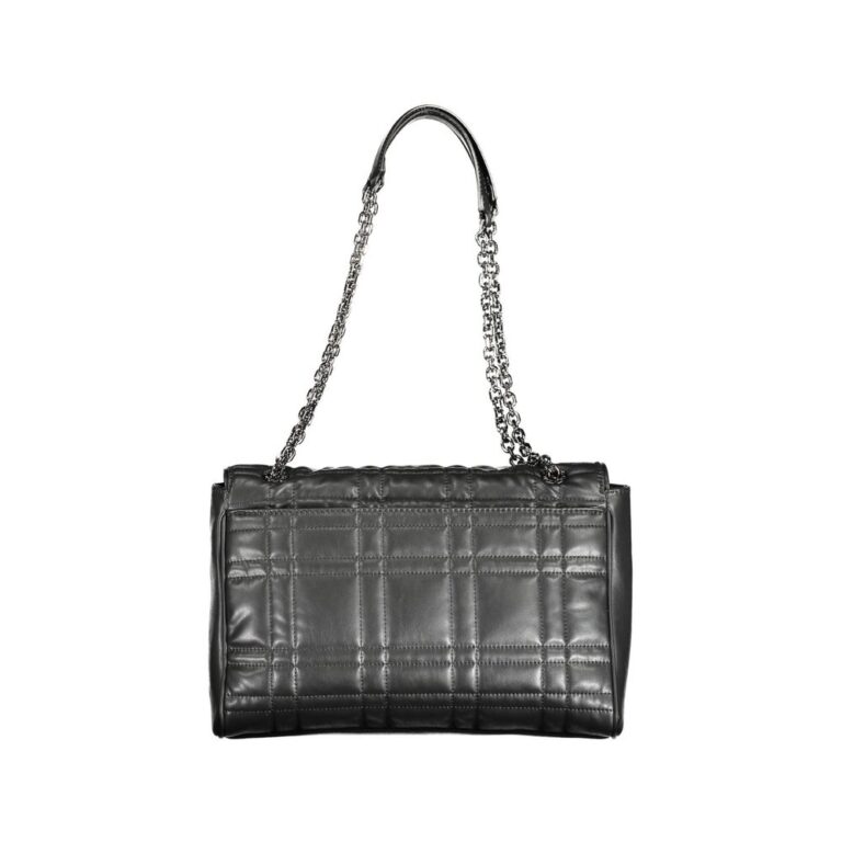 Calvin Klein черна полиестерна дамска чанта - Image 3