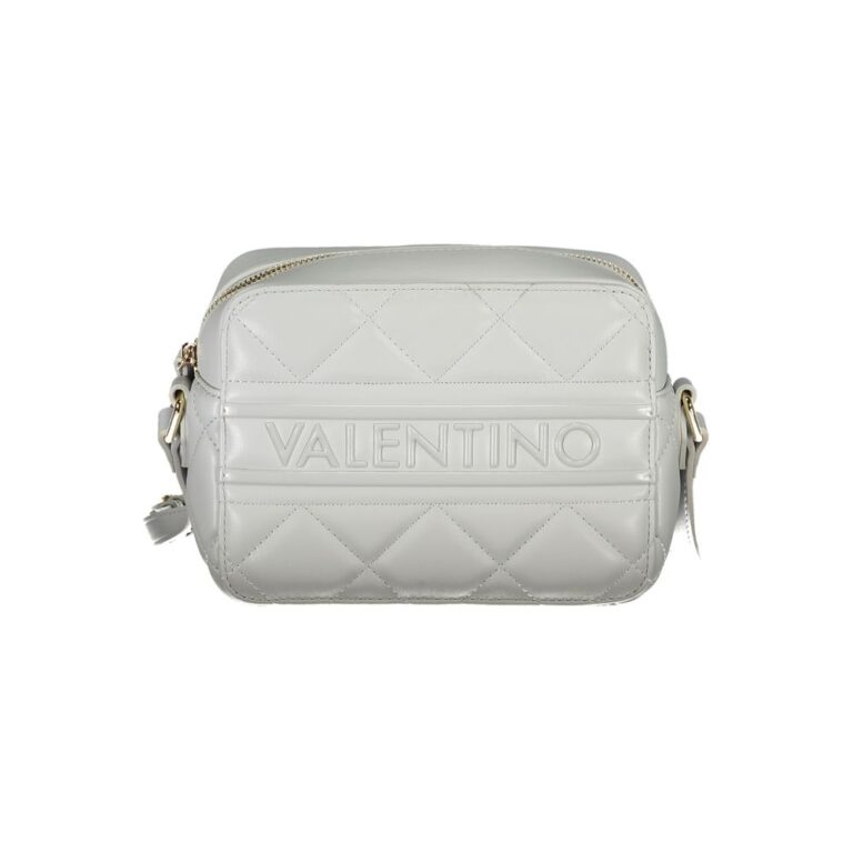 Mario Valentino сива дамска чанта за рамо от полиуретан
