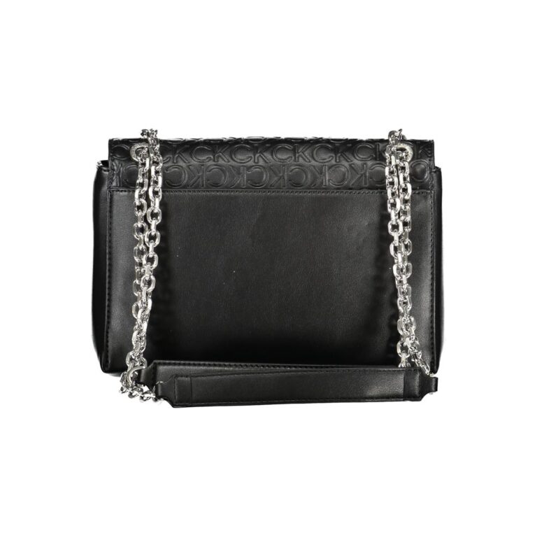 Calvin Klein черна полиестерна дамска чанта - Image 2