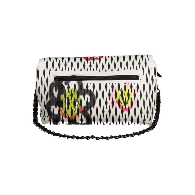 Desigual бяла дамска чанта от полиуретан - Image 3