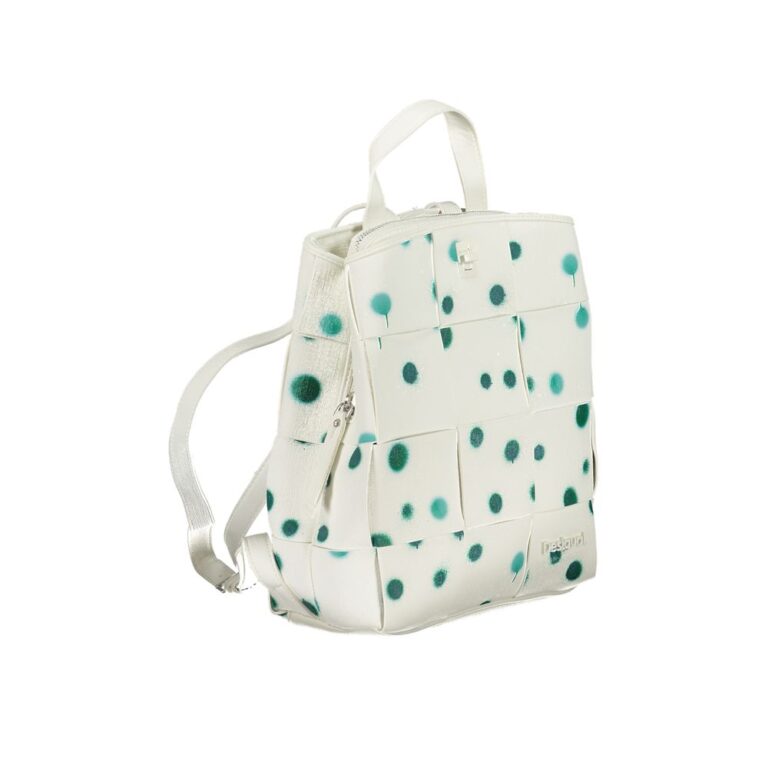Desigual бяла дамска раница от полиуретан - Image 3