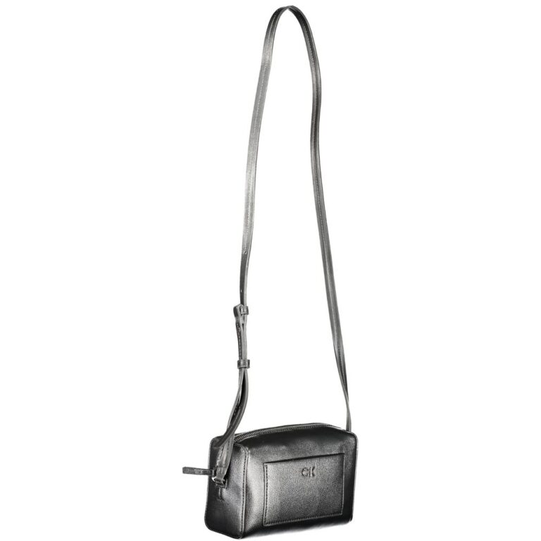 Calvin Klein черна полиестерна чанта за рамо - Image 3