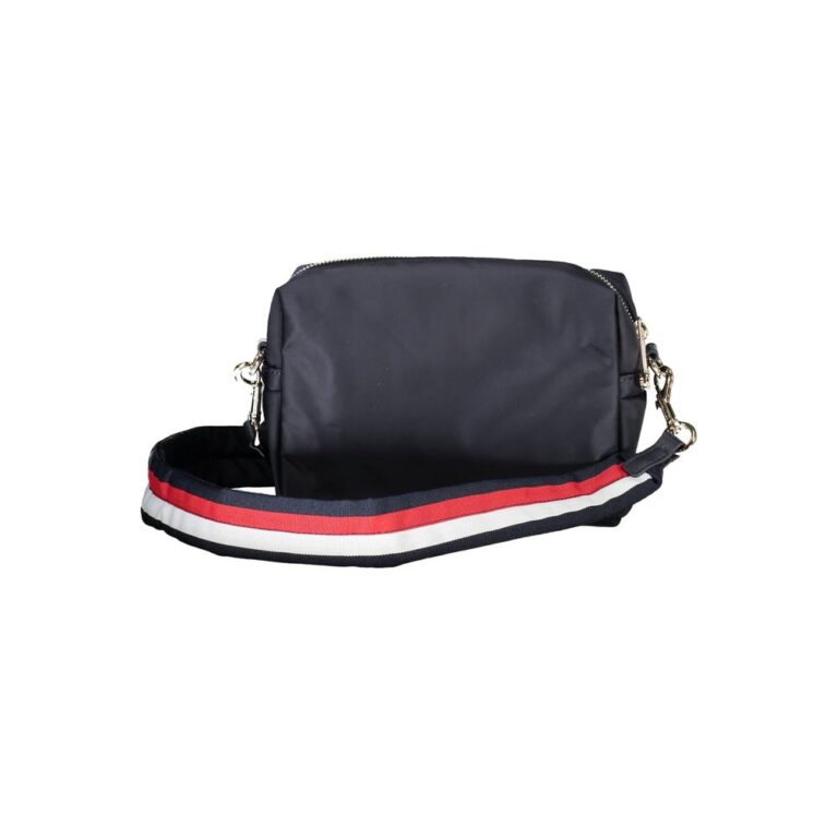 Tommy Hilfiger синя полиестерна дамска чанта за рамо - Image 2