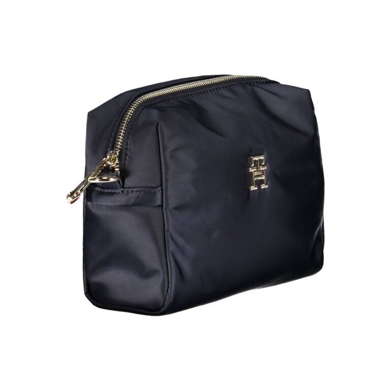 Tommy Hilfiger синя полиестерна дамска чанта за рамо - Image 3