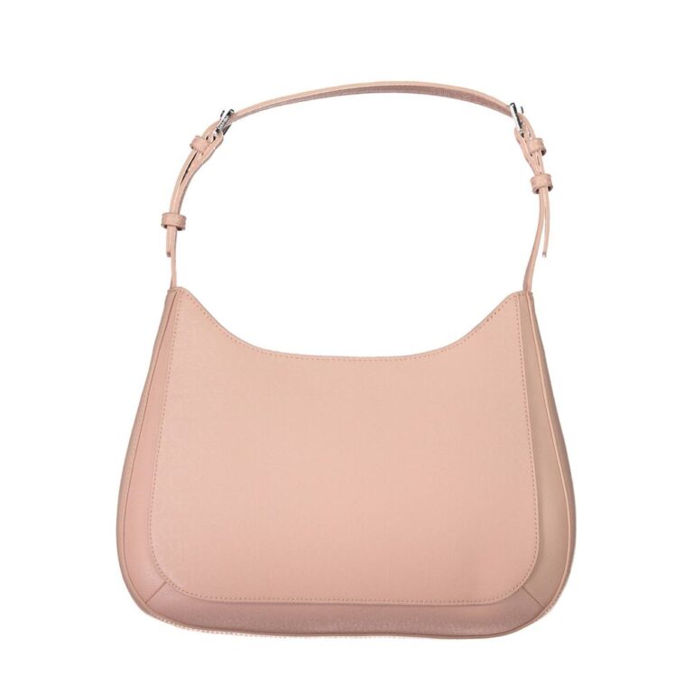 Calvin Klein розова полиестерна дамска чанта - Image 2