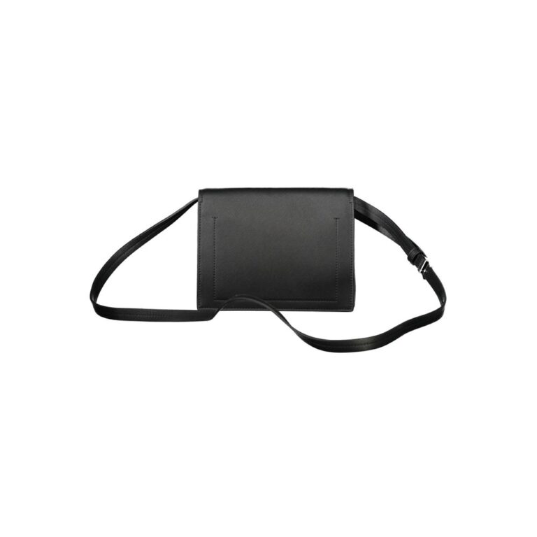 Calvin Klein черна чанта за рамо от полиуретан - Image 2