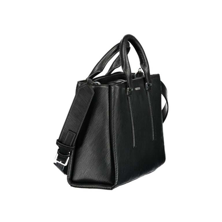 Calvin Klein черна полиестерна дамска чанта - Image 3