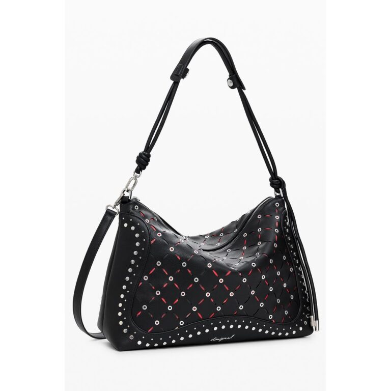 Desigual черна дамска мини чанта от полиуретан - Image 2