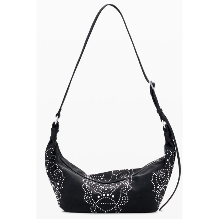 Desigual черна дамска чанта от полиуретан - Image 3