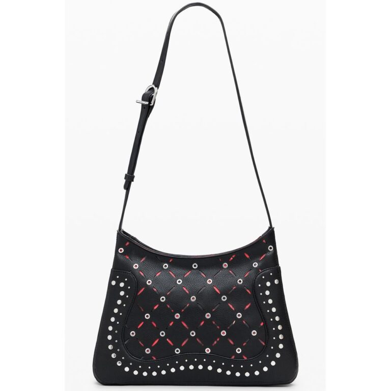 Desigual черна чанта за рамо от полиуретан - Image 3