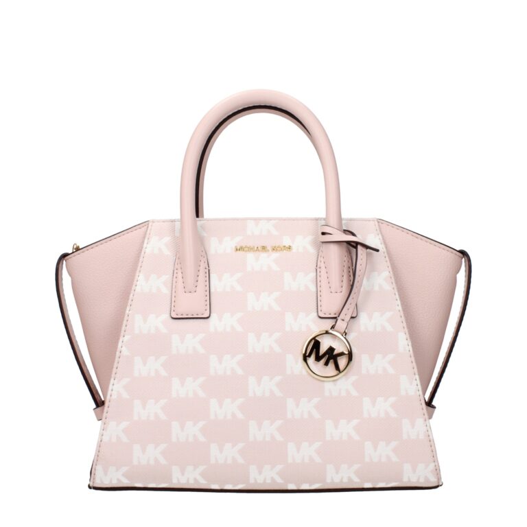 Michael Kors розова текстилна дамска чанта