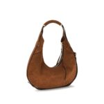 Moschino кафява велурена чанта за рамо - Image 3