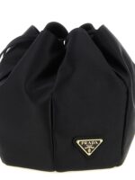 Prada черна вискозна чанта за рамо - Image 3