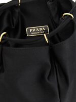 Prada черна вискозна чанта за рамо - Image 4