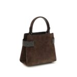 Brunello Cucinelli кафява кожена дамска чанта - Image 2