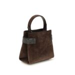 Brunello Cucinelli кафява кожена дамска чанта - Image 3