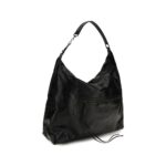 Balenciaga черна кожена чанта за рамо Le City Hobo - Image 2