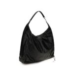 Balenciaga черна кожена чанта за рамо Le City Hobo - Image 3