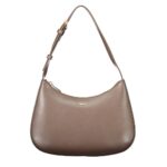 Furla кафява кожена чанта за рамо