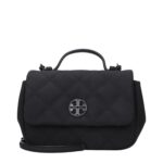 Tory Burch черна текстилна дамска чанта