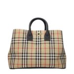 Burberry бежова текстилна дамска чанта