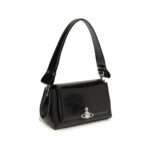 Vivienne Westwood черна кожена дамска чанта - Image 2