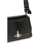 Vivienne Westwood черна кожена дамска чанта - Image 4