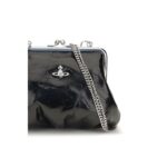 Vivienne Westwood черна кожена дамска чанта - Image 4