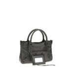Balenciaga сива кожена чанта за рамо Ovis Aries - Image 2