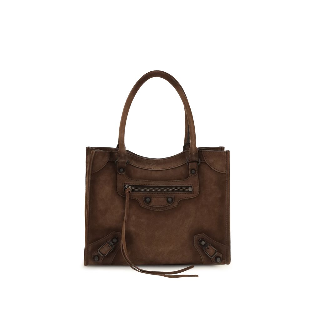 11262757.jpeg Balenciaga кафява кожена чанта за рамо - Image 1