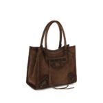Balenciaga кафява кожена чанта за рамо - Image 2