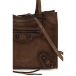 Balenciaga кафява кожена чанта за рамо - Image 4
