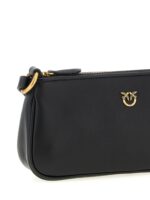 PINKO черна кожена чанта през тялото - Image 3