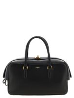 Balenciaga черна кожена дамска чанта „Bowling Le 7“