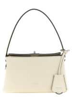 Prada бяла кожена дамска чанта