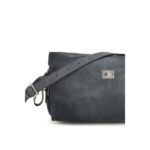 Balenciaga синя велурена чанта за рамо - Image 4
