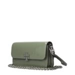 Tory Burch зелена кожена дамска чанта - Image 2