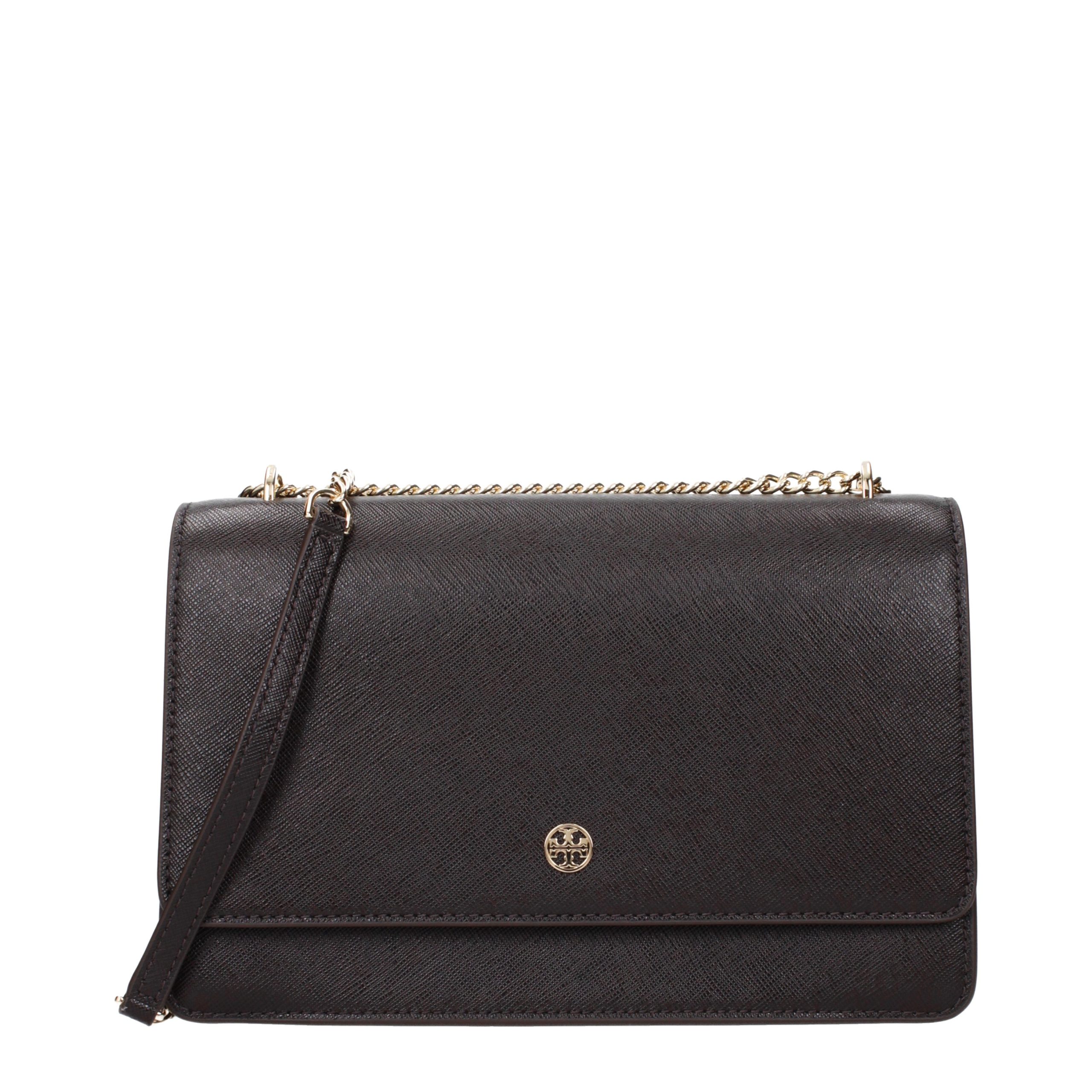11281947.jpeg Tory Burch кафява кожена чанта през тялото - Image 1