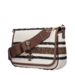 Tory Burch бежева текстилна чанта през тялото - Image 3