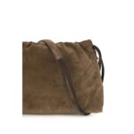 Brunello Cucinelli кафява кожена чанта за рамо Bos Taurus - Image 4
